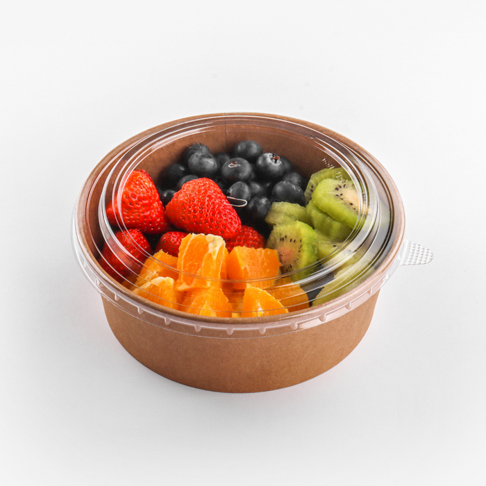 34oz Kraft Round Container – Brown (300pcs / Case)