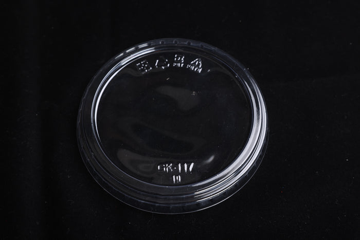 4.6" Yogurt Cup Lid – Clear PET (500pcs / Case)