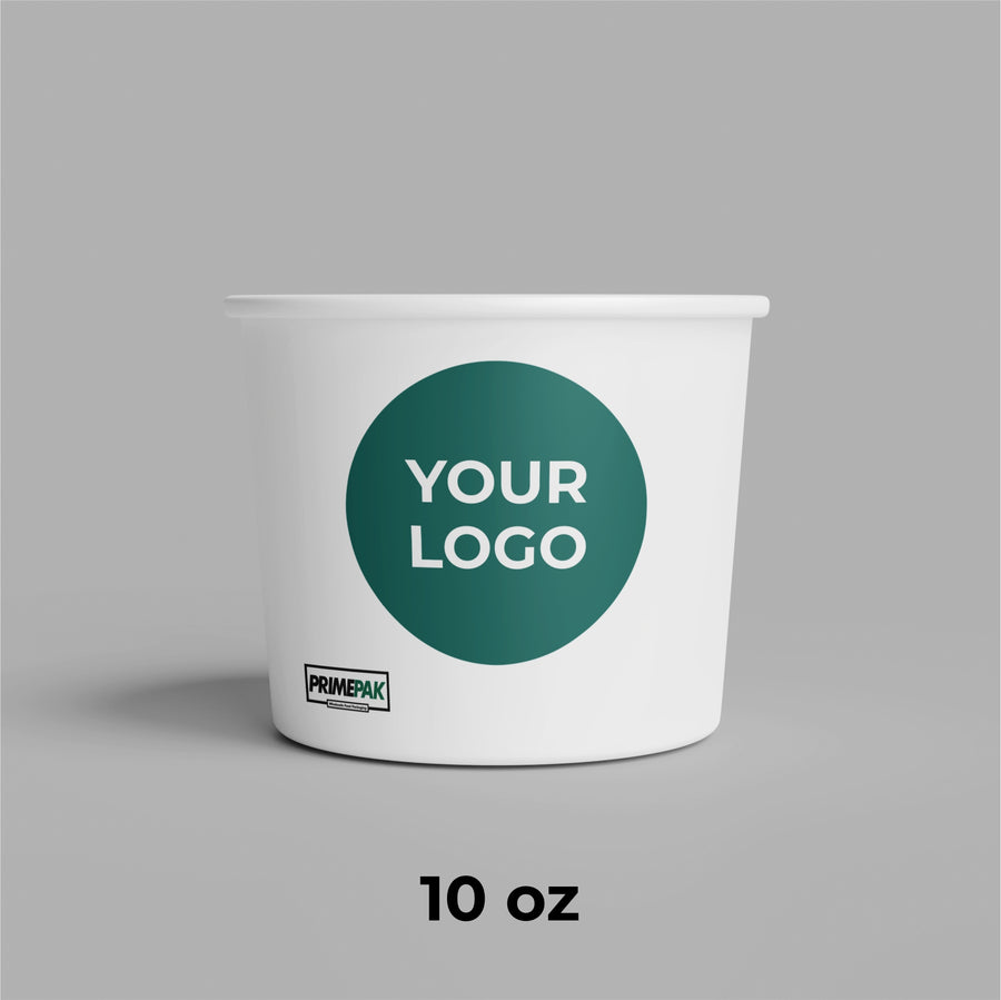 10oz Ice Cream Paper Cups – Cold (1,000pcs/Case)