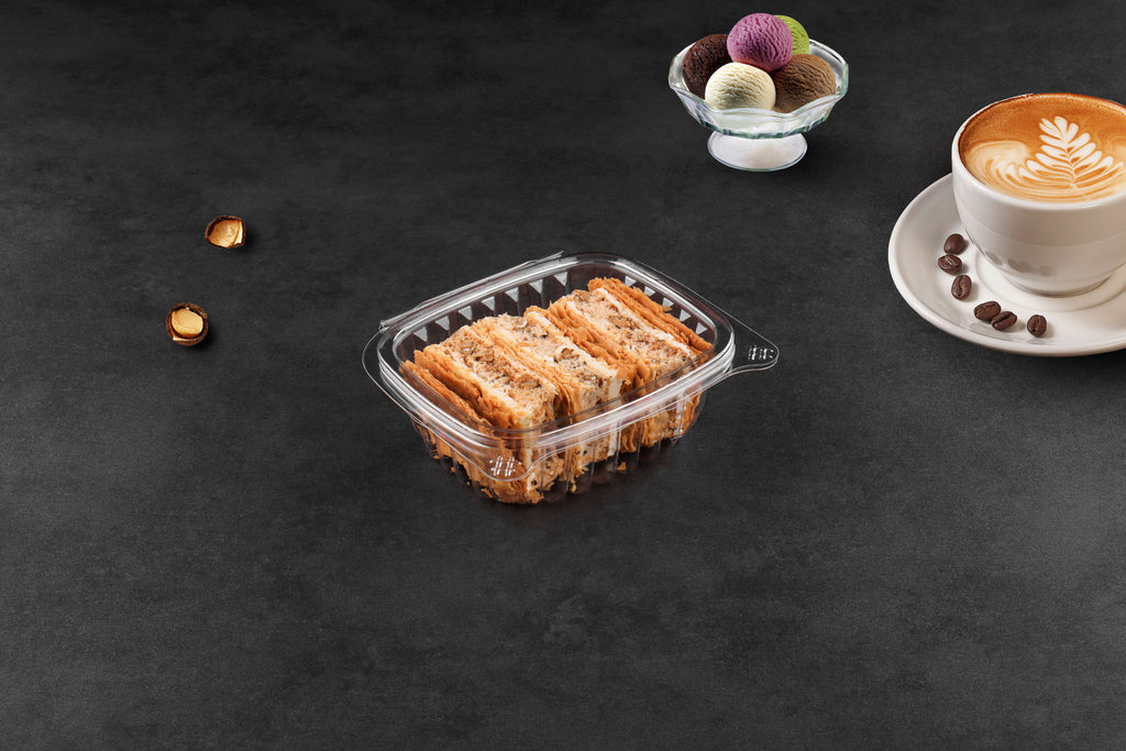 Hinged Deli Container 12oz Clear