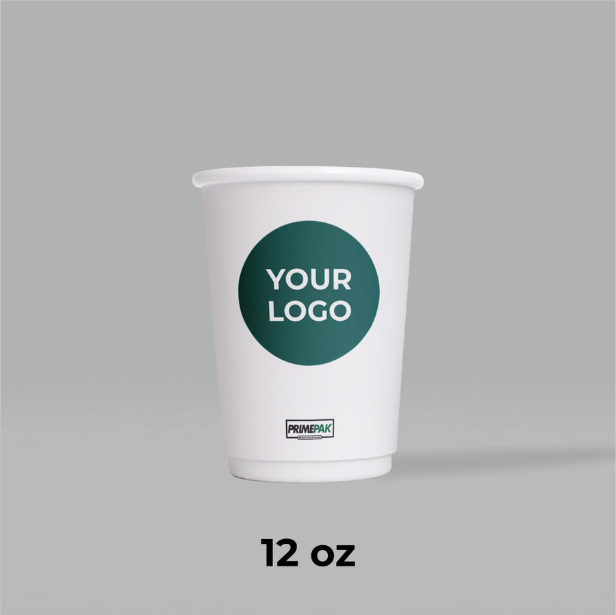 12oz Double Wall Coffee Cups – Hot (500pcs/Case)