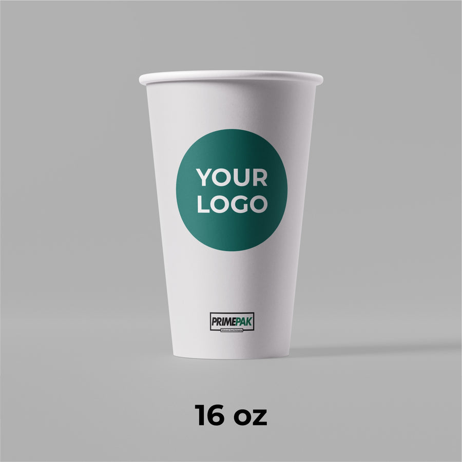 16oz Single Wall Coffee Cups – Hot (1,000pcs/Case)