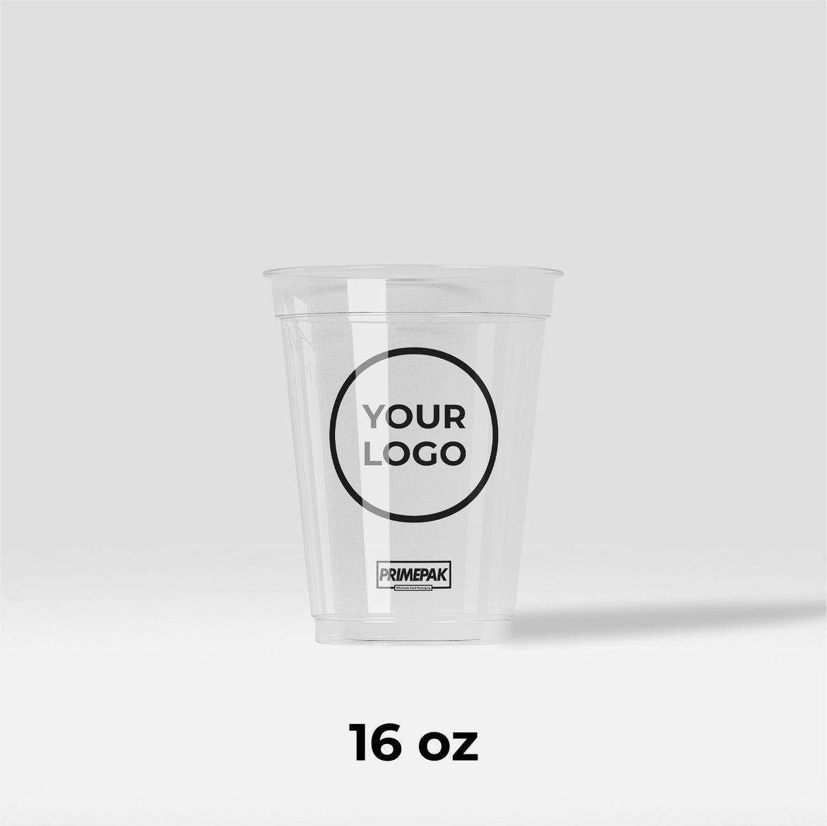 16oz PET Plastic Cold Cup – Clear (1,000pcs / Case)