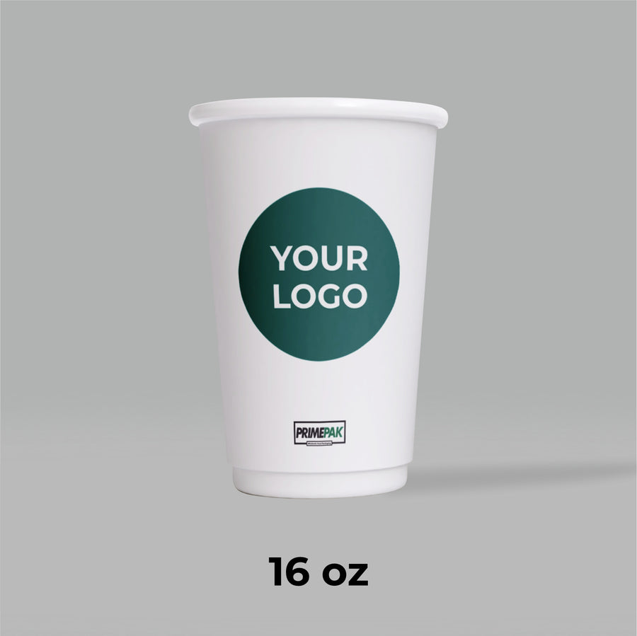 16oz Double Wall Coffee Cups – Hot (500pcs/Case)