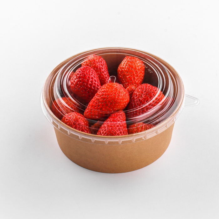 24oz Kraft Round Container – Brown (300pcs / Case)