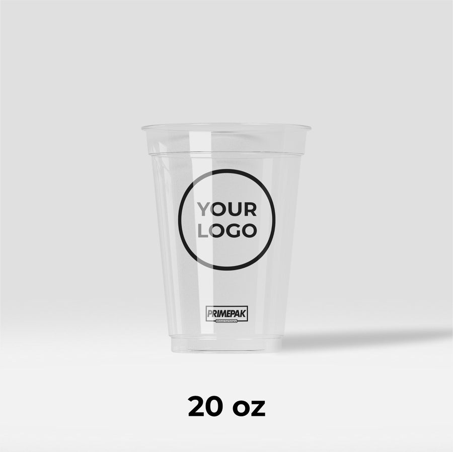 20oz PET Plastic Cold Cups – Clear (1,000pcs/Case)