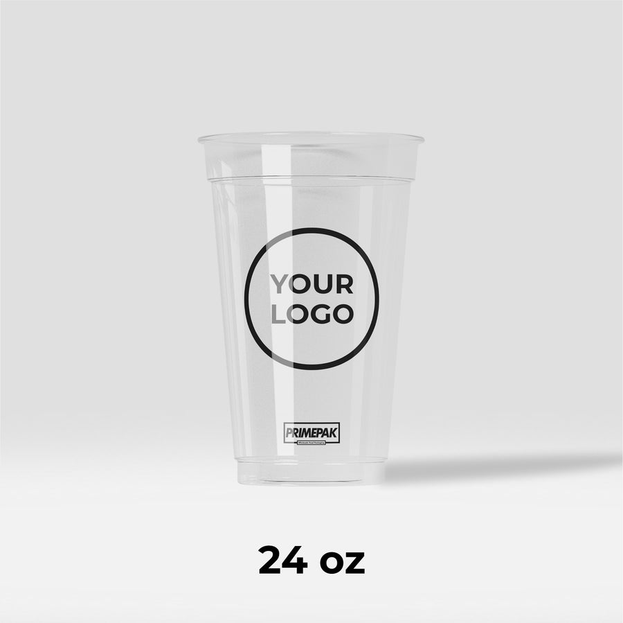 24oz PET Plastic Cold Cups – Clear (1,000pcs/Case)