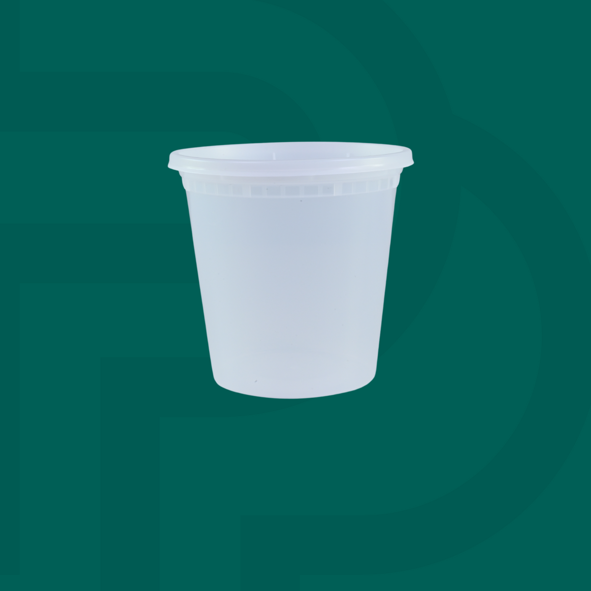 24oz Soup Container with Clear Lid (Heavy Duty) – Clear (240 Sets / Case)