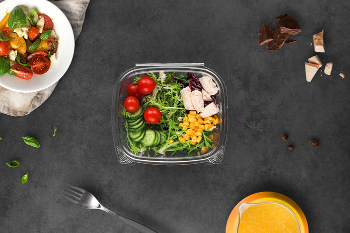 32oz Hinged Deli Container – Clear (200pcs / Case)