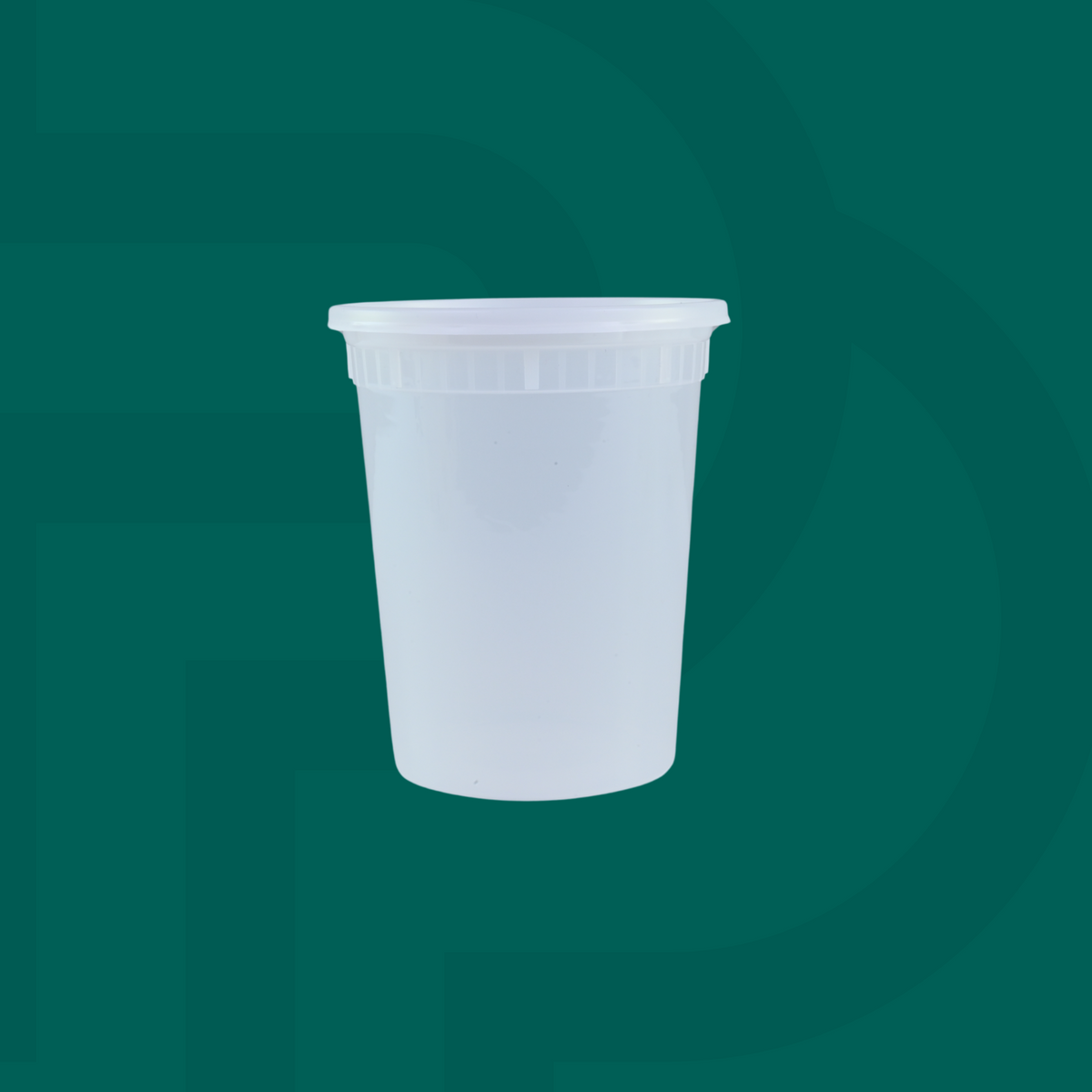 32oz Soup Container with Clear Lid (Heavy Duty) – Clear (240 Sets / Case)