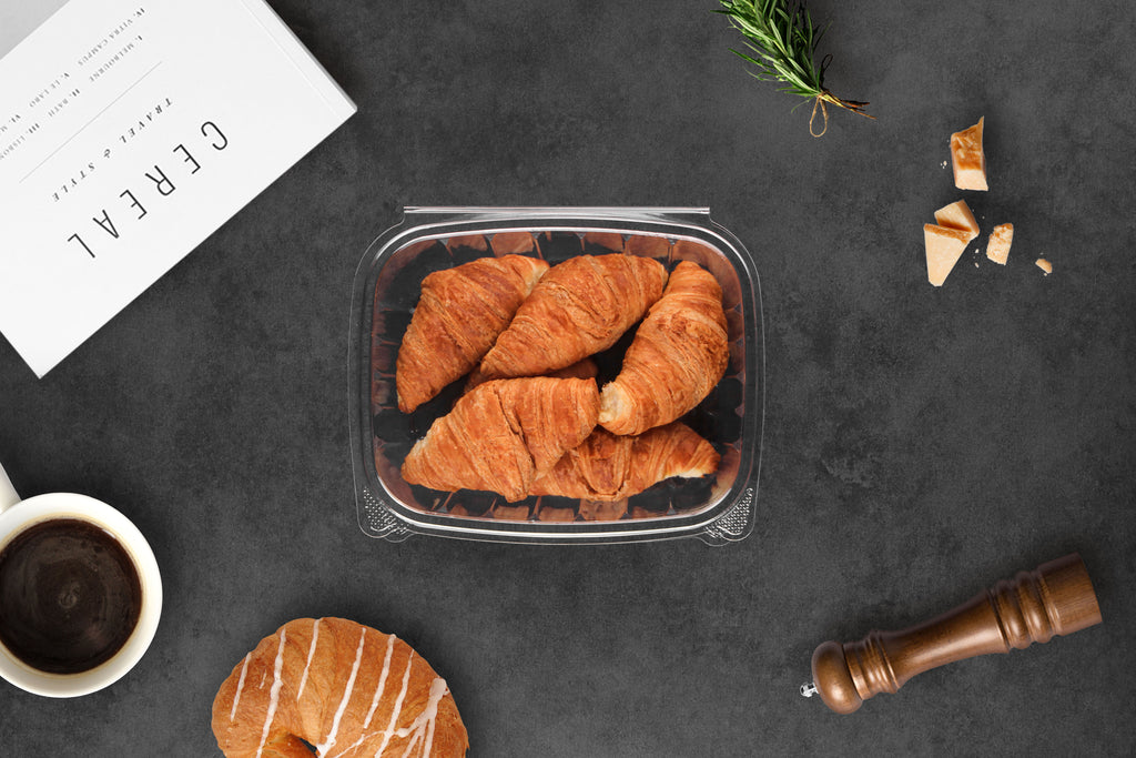 Hinged Deli Container 48oz Clear