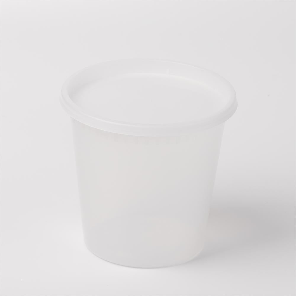 24oz Soup Container with Clear Lid (Heavy Duty) – Clear (240 Sets / Case)