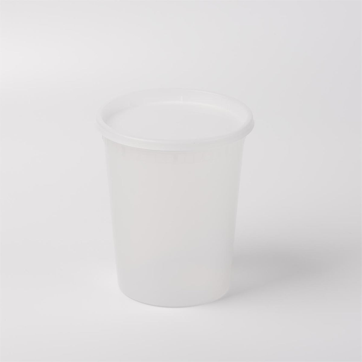 32oz Soup Container with Clear Lid (Heavy Duty) – Clear (240 Sets / Case)