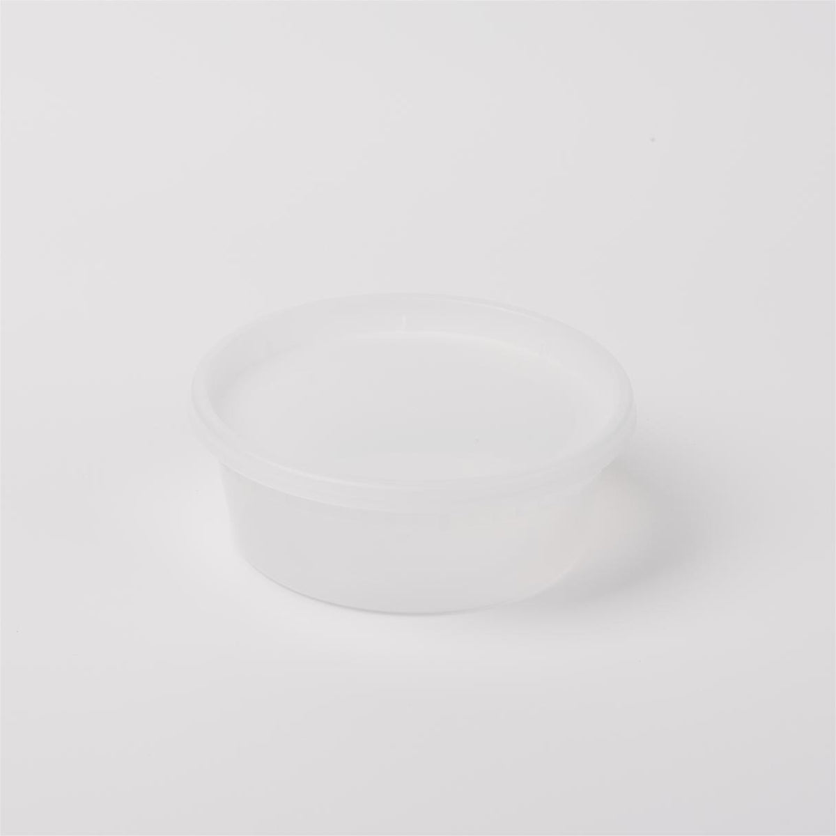 8oz Soup Container with Clear Lid (Heavy Duty) – Clear (240 Sets / Case)
