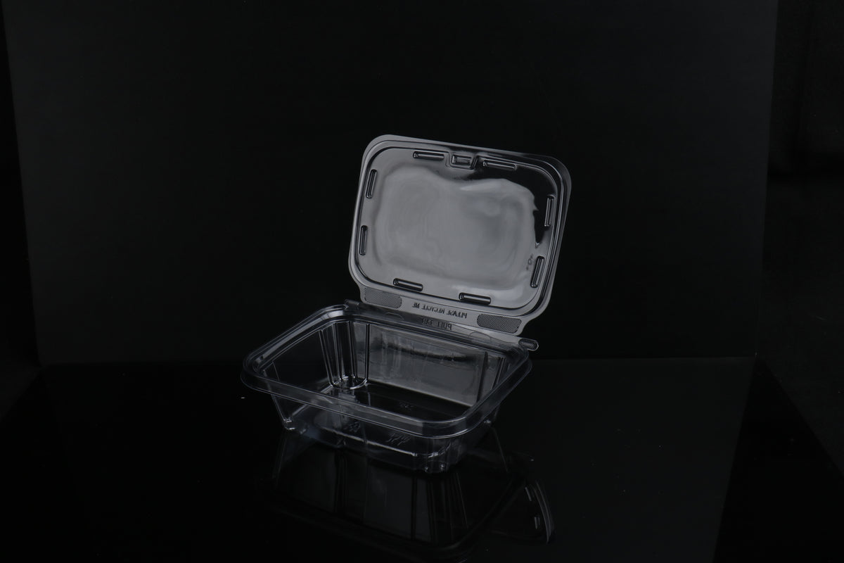 24oz Hinged Deli Container (Tamper Evident) – Clear (200pcs / Case)