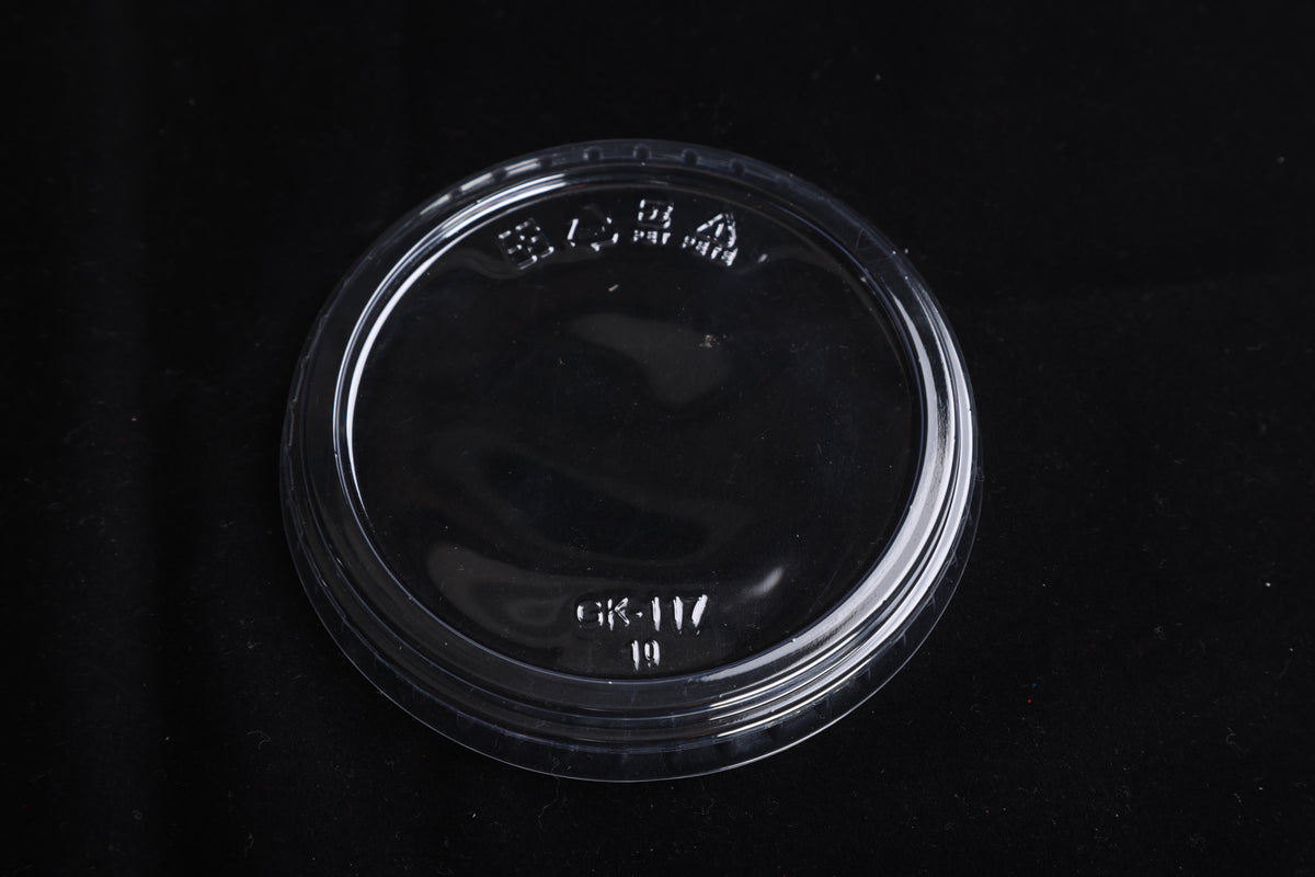 4.6" Yogurt Cup Lid – Clear PET (500pcs / Case)