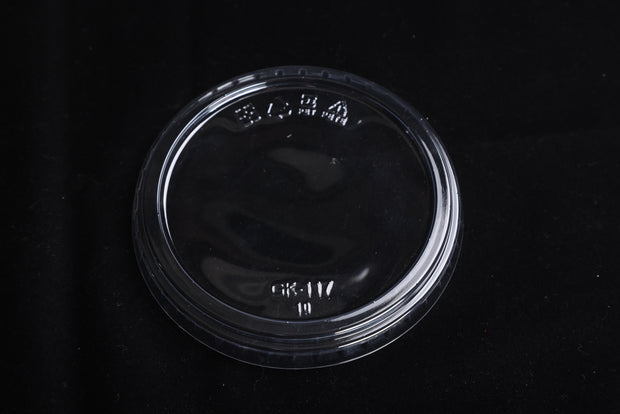 4.6" Yogurt Container Lid – Clear PET (500pcs / Case)