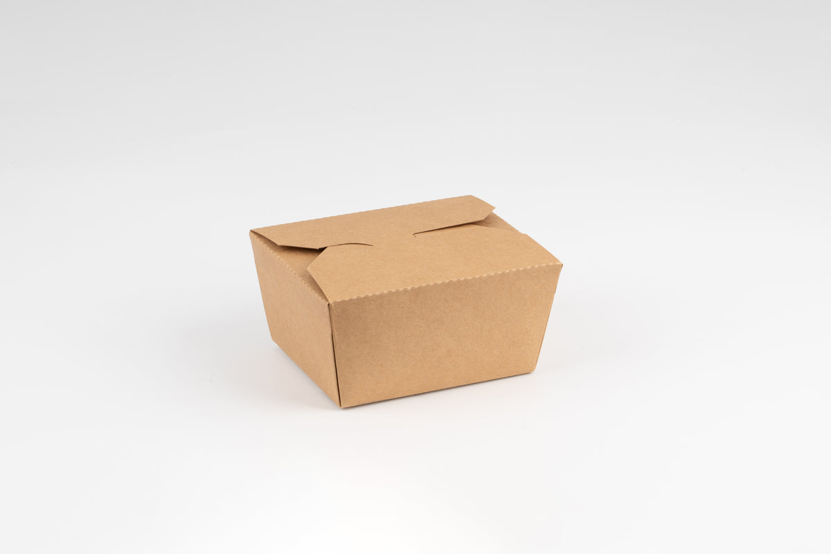 27oz Kraft Rectangle Container – Brown (200pcs / Case)
