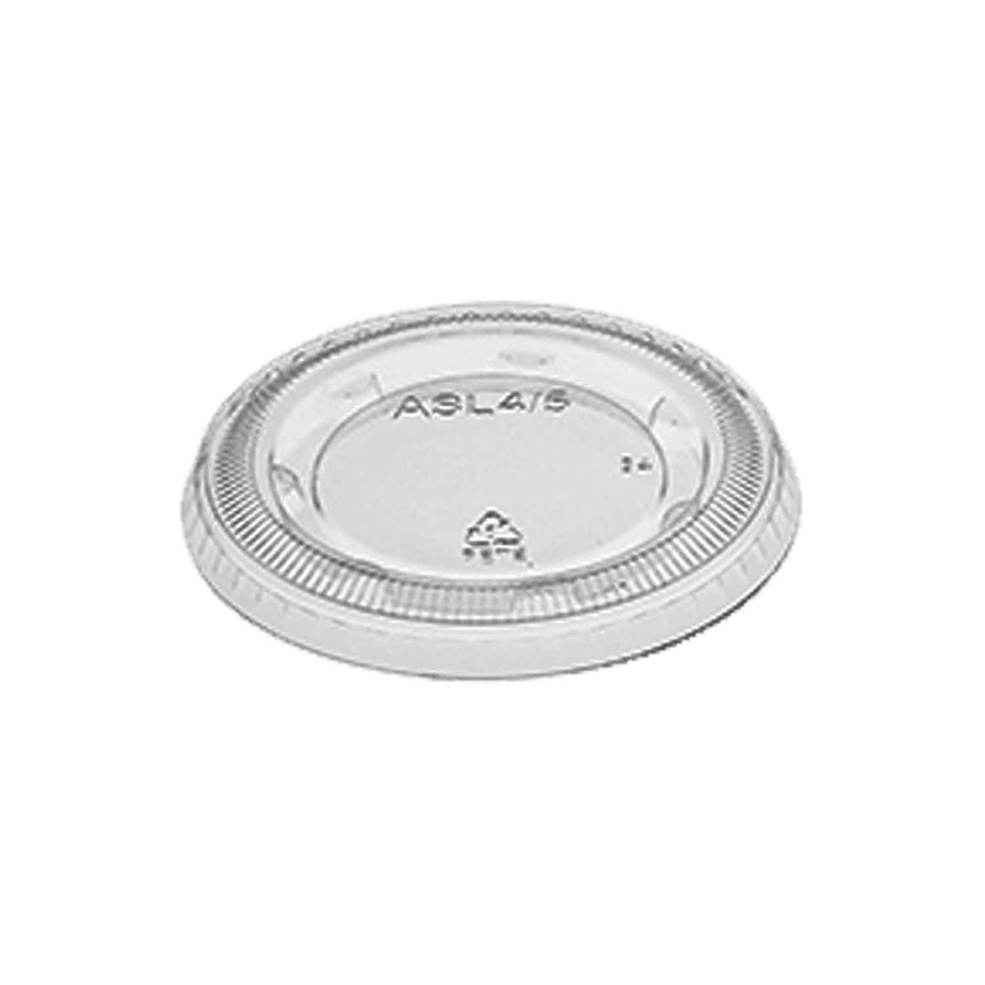 90mm Flat Clear Lid – No Hole (1,000pcs/Case)