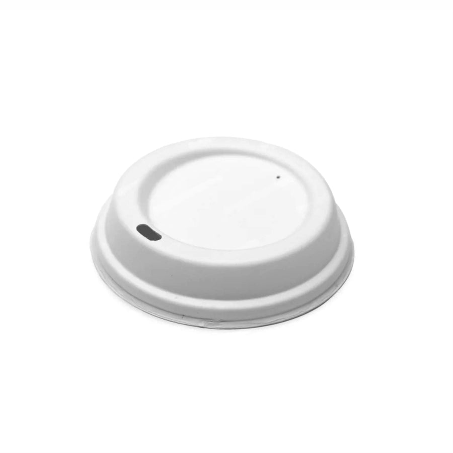 90mm White Flat Lid – Hot (1,000pcs/Case)