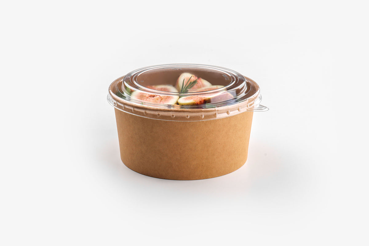 6.1" PET Vented Lid – Clear (300pcs / Case)