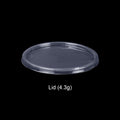 PP Deli Lid – Clear, Fits 8oz/12oz/16oz/32oz Deli Containers (500pcs / Case)