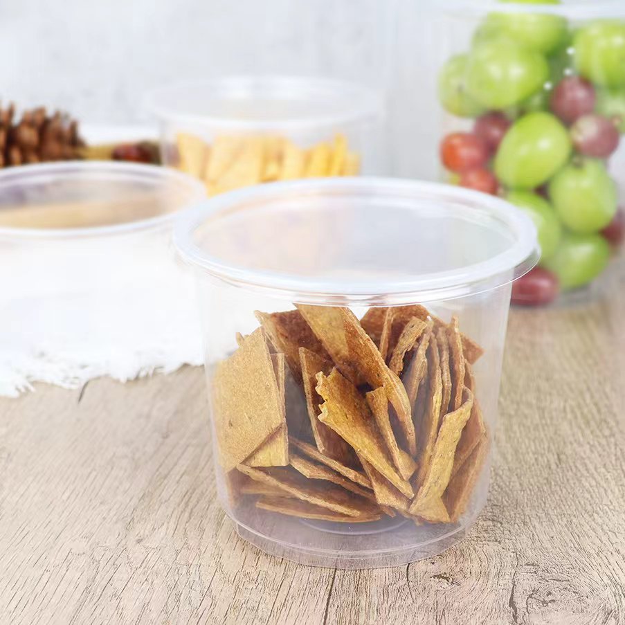 PP Deli Lid – Clear, Fits 8oz/12oz/16oz/32oz Deli Containers (500pcs / Case)
